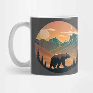 Bear in Forest Mug